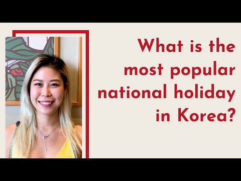 What is the most popular national holiday in Korea?
