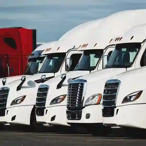 Mobile fleet detailing at a business lot