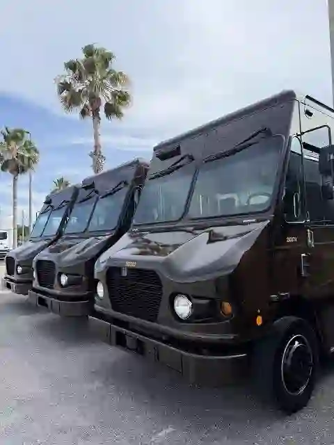 Commercial fleet vehicles kept clean and presentable