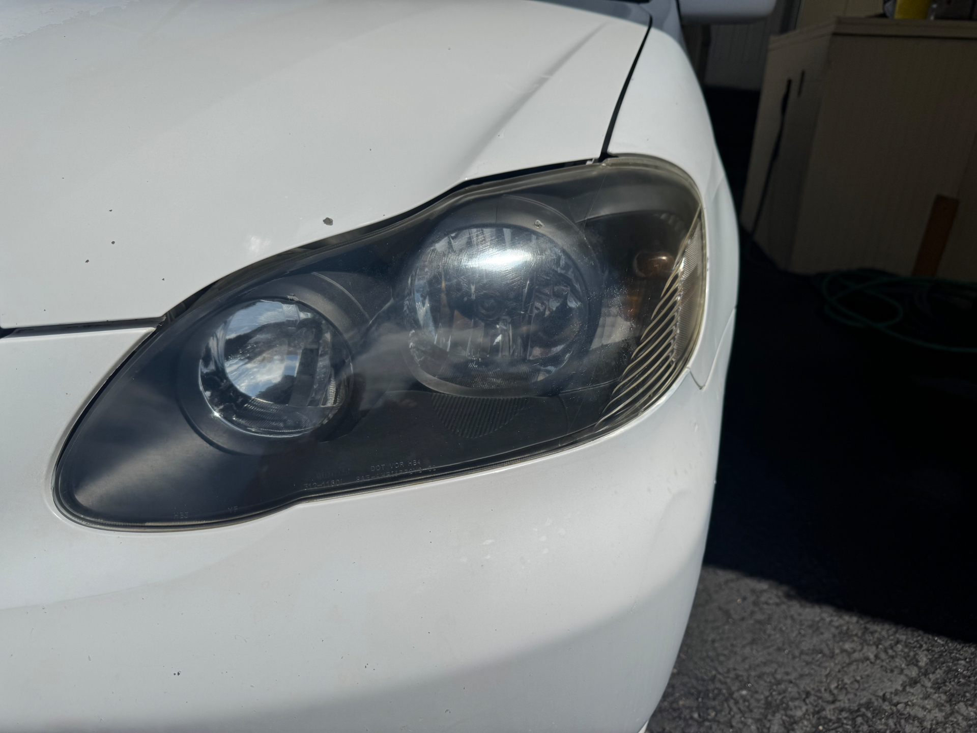 Headlight Restoration — after professional detailing by Ride N' Shine