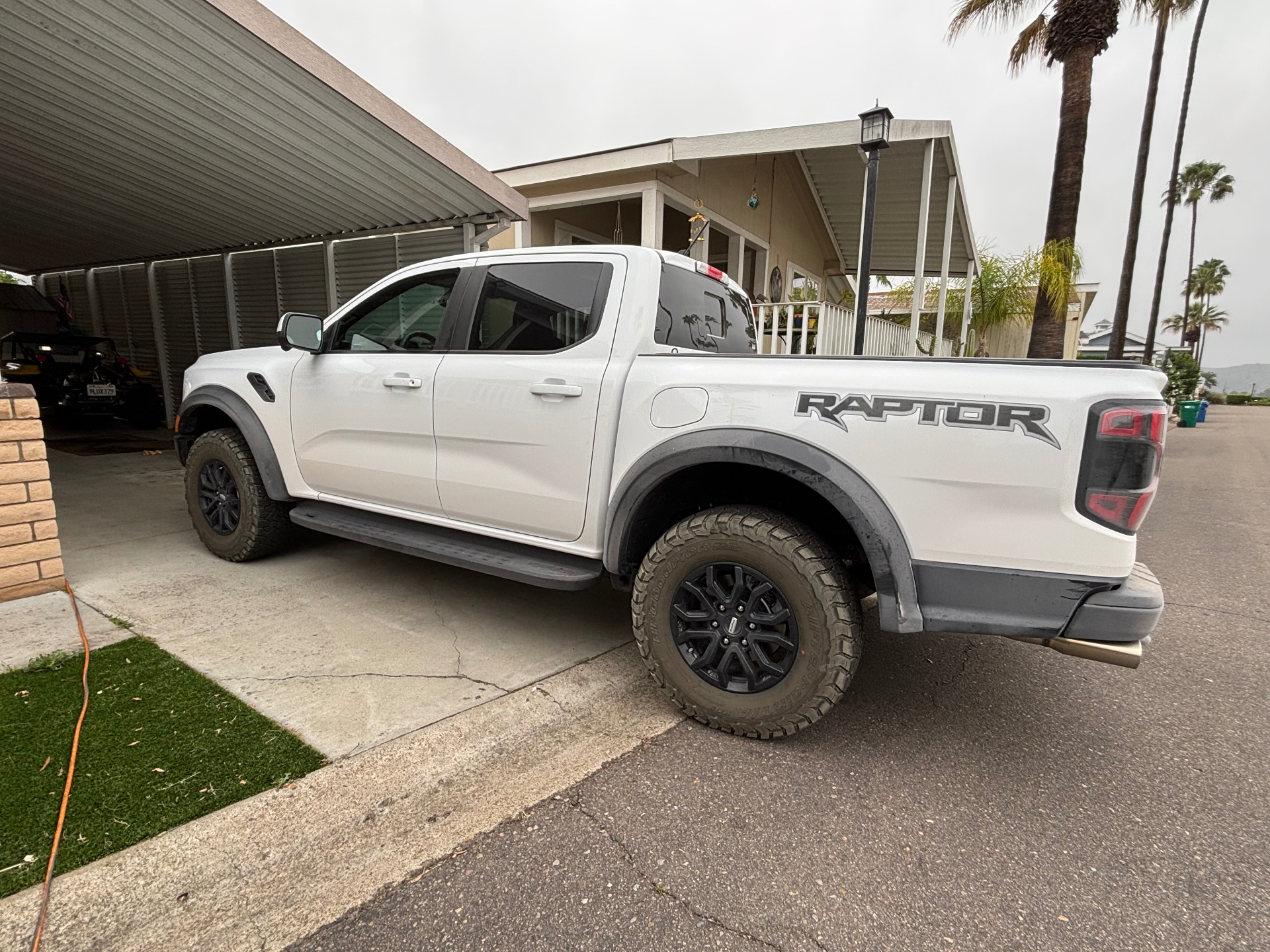 2026 Ford Ranger Raptor — Basic Wash & Vacuum Package — before detailing, showing dirt and wear