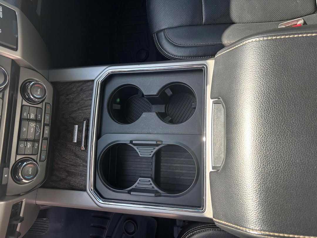 Center Console Detail — after professional detailing by Ride N' Shine