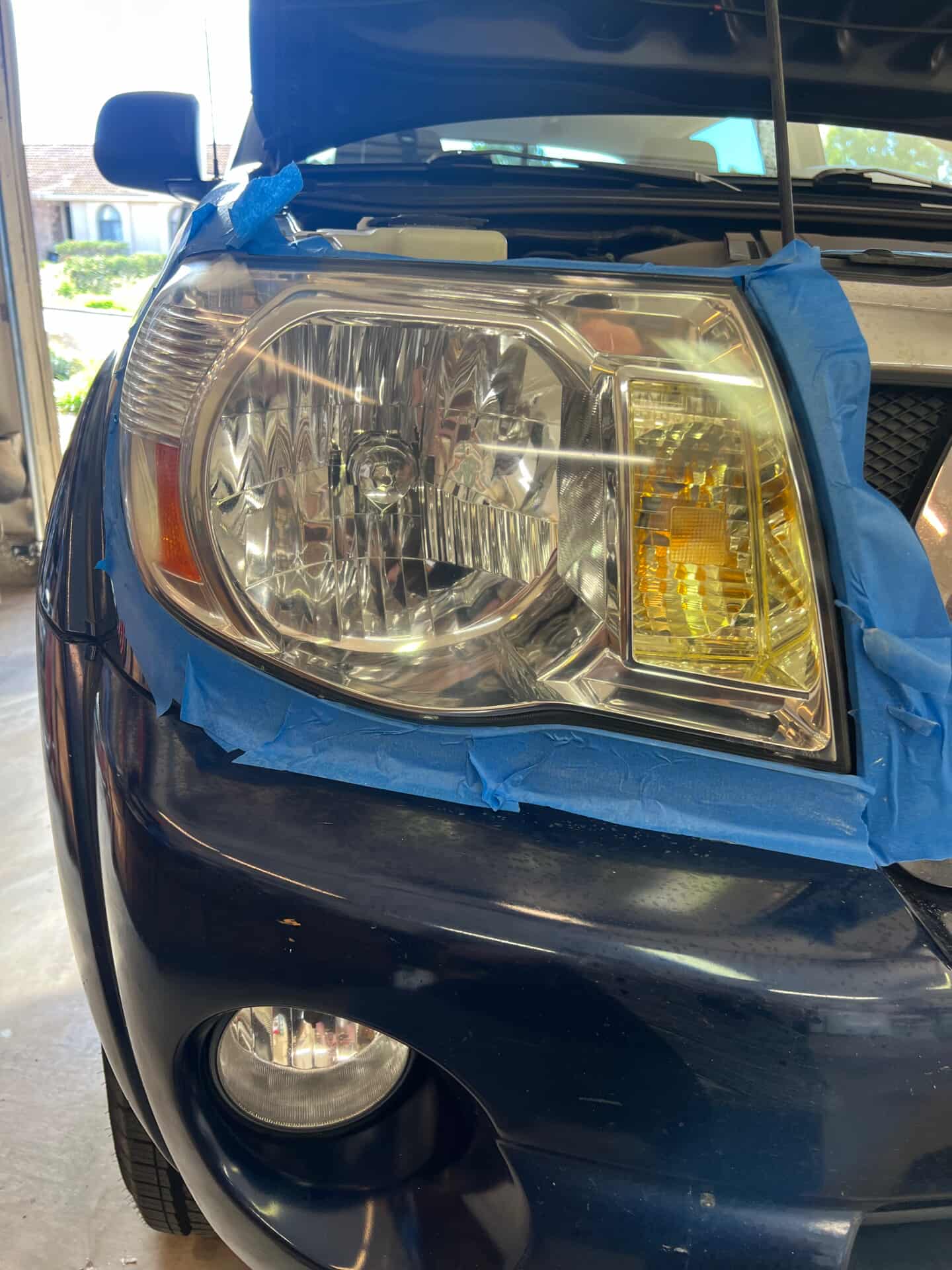 Headlight Restoration — after professional detailing by Ride N' Shine
