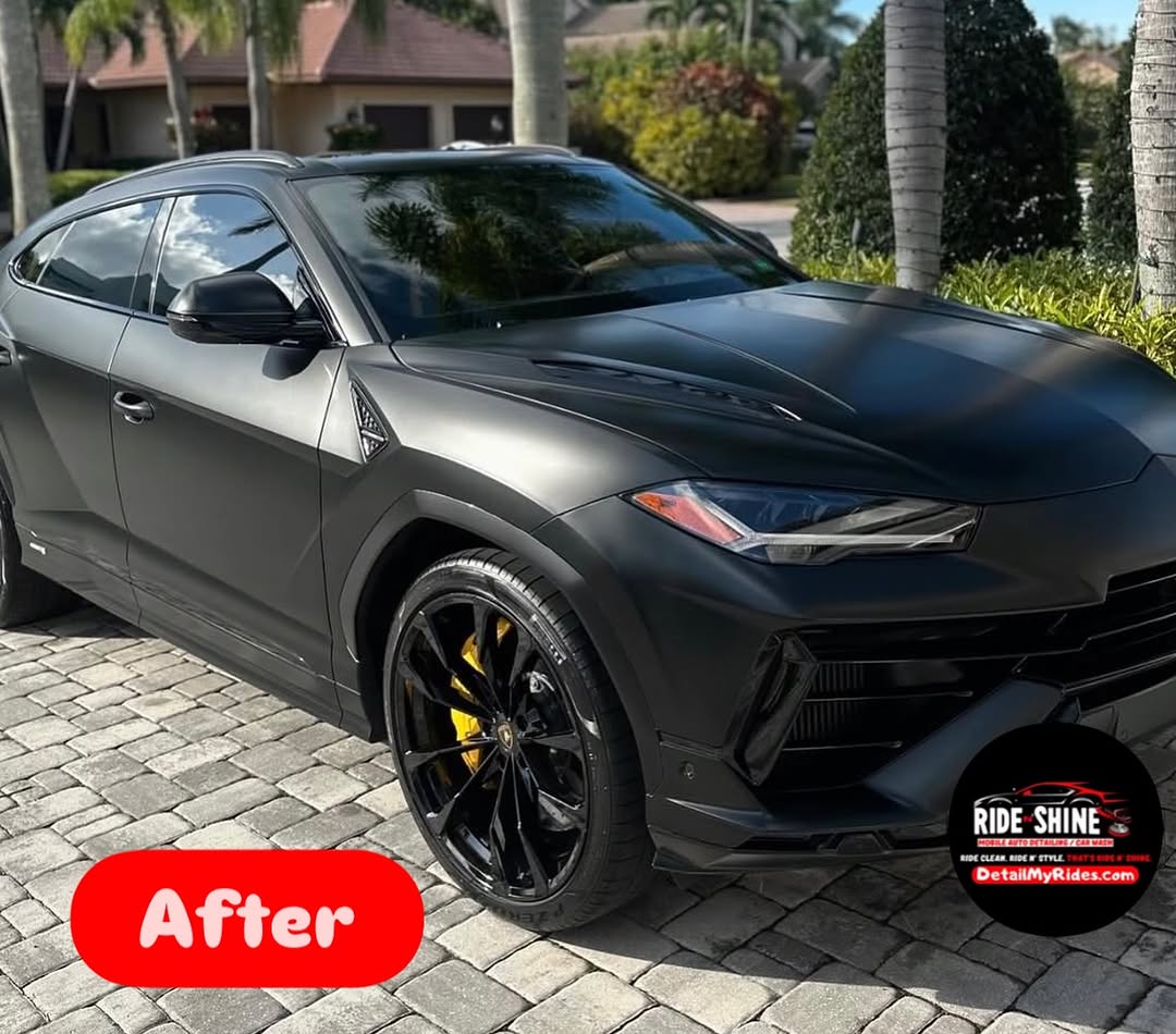 Lamborghini Urus — Foam Cannon Wash — after professional detailing by Ride N' Shine
