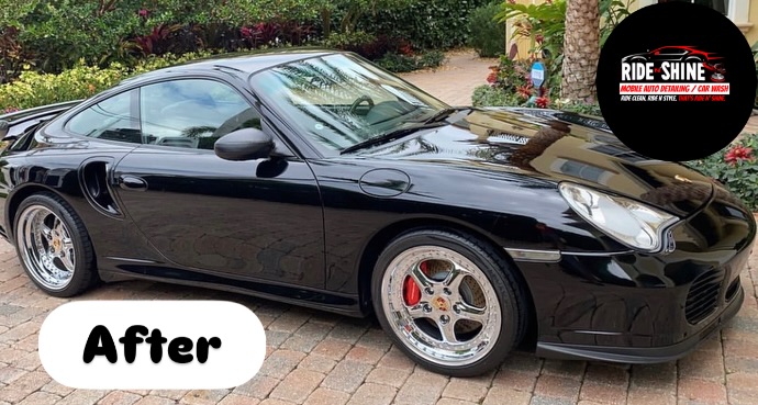 Porsche 911 Turbo — Exterior Detail — after professional detailing by Ride N' Shine