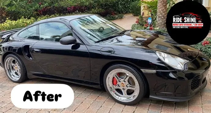 Porsche 911 Turbo — Exterior Detail — after professional detailing by Ride N' Shine