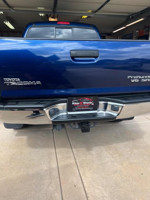 Toyota Tacoma — Plastic Restoration — after professional detailing by Ride N' Shine