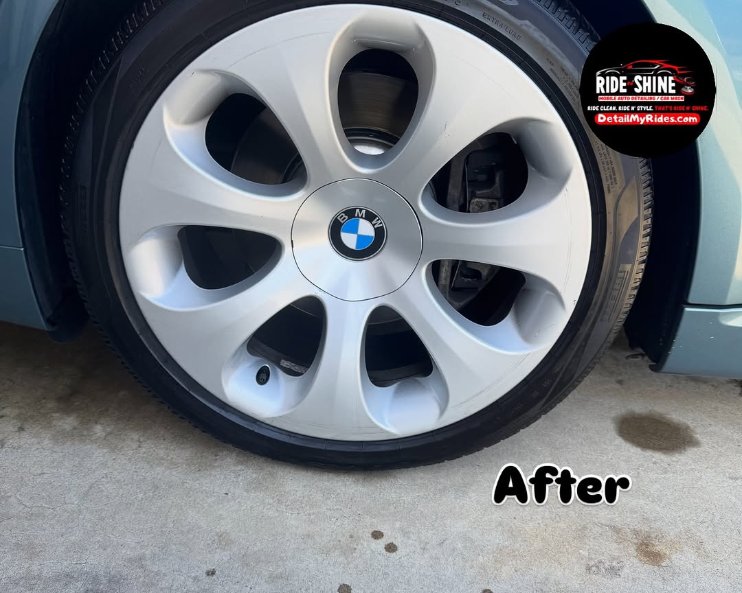 BMW Wheel Restoration — after professional detailing by Ride N' Shine
